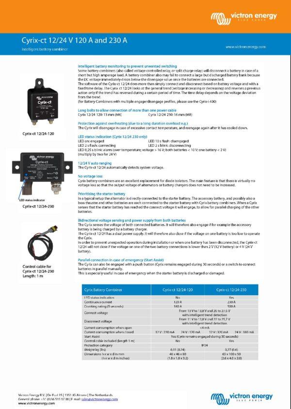 Victron Cyrix-ct intelligent battery combiner - Image 2